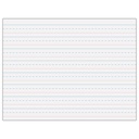 10 1/2" x 8" D'Nealian/Zaner-Bloser Multi-Program 5/8" x 5/16" x 5/16" Ruled Long Handwriting Tablets Pack of 12