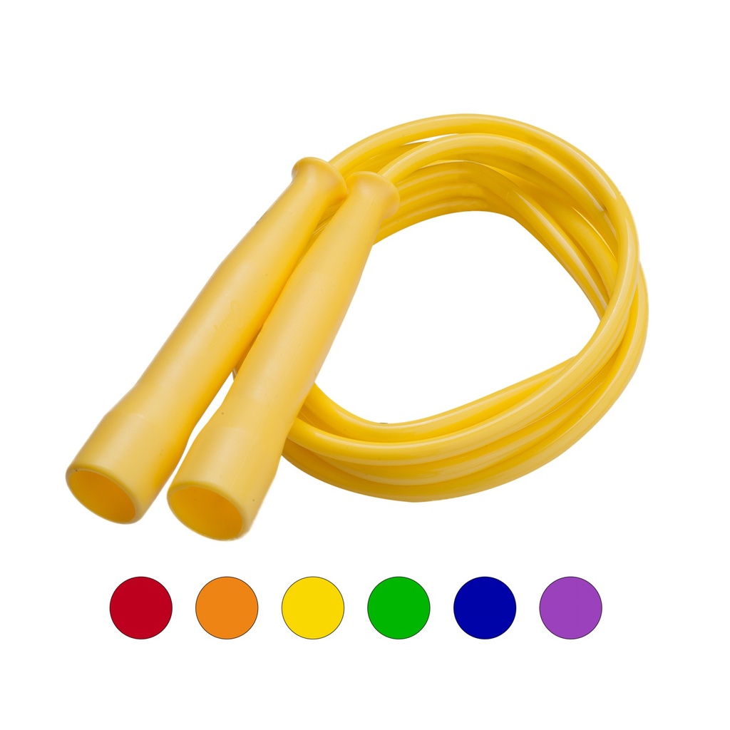 8' with Yellow Handles Licorice Speed Jump Ropes Pack of 6