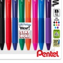 Assorted Wow! Retractable Bold Line Ballpoint Pen 8-Pack