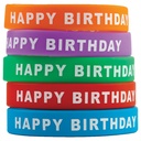 Happy Birthday Wristbands 60ct