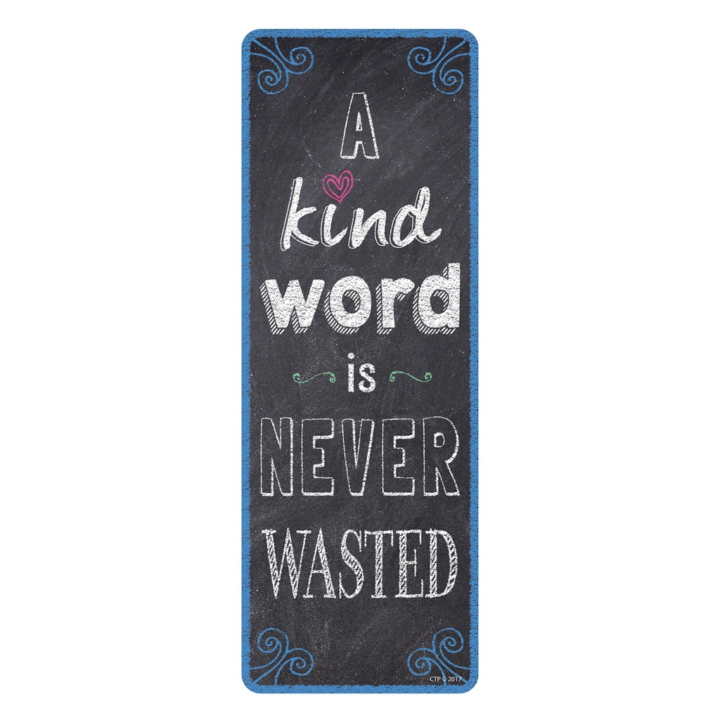 Chalk It Up! Motivational Quotes Bookmarks Pack of 30