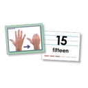 American Sign Language Number 0-30 Cards