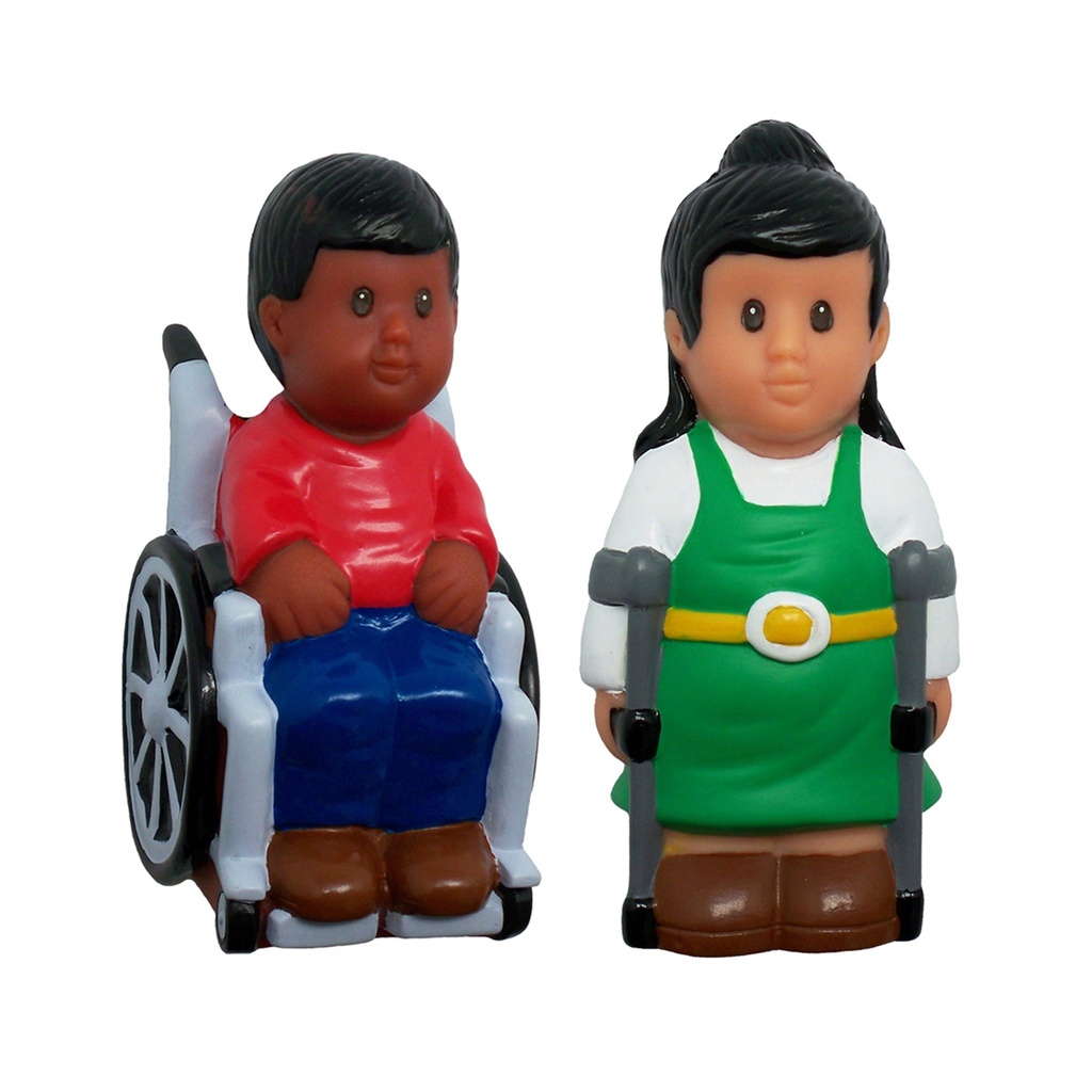 Friends with Disabilities Play Figures