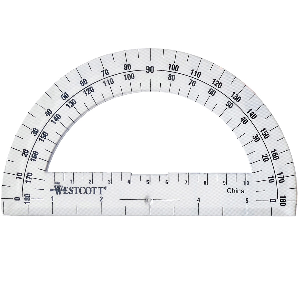 6" Clear Protractors 36ct