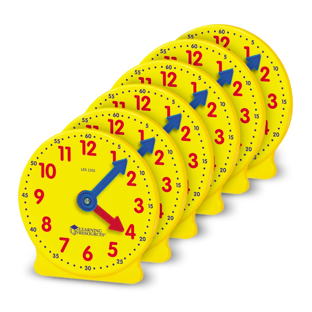 Big Time™ Geared Mini-Clocks Set of 6