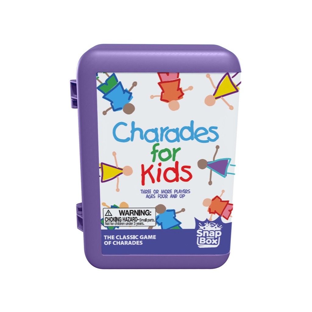 Charades for Kids in Snap Box