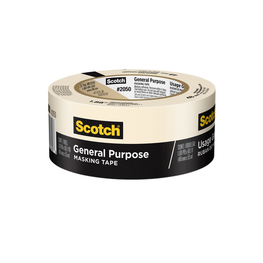 1.88 in x 60.1 yd General Purpose Masking Tape 2 Rolls