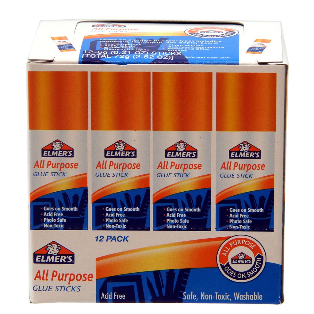 0.21 oz All Purpose Glue Sticks 36ct