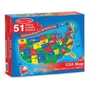 U.S.A. Map Floor Puzzle