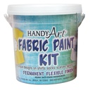 Assorted 4 oz. Fabric Paint Kit 9 Count