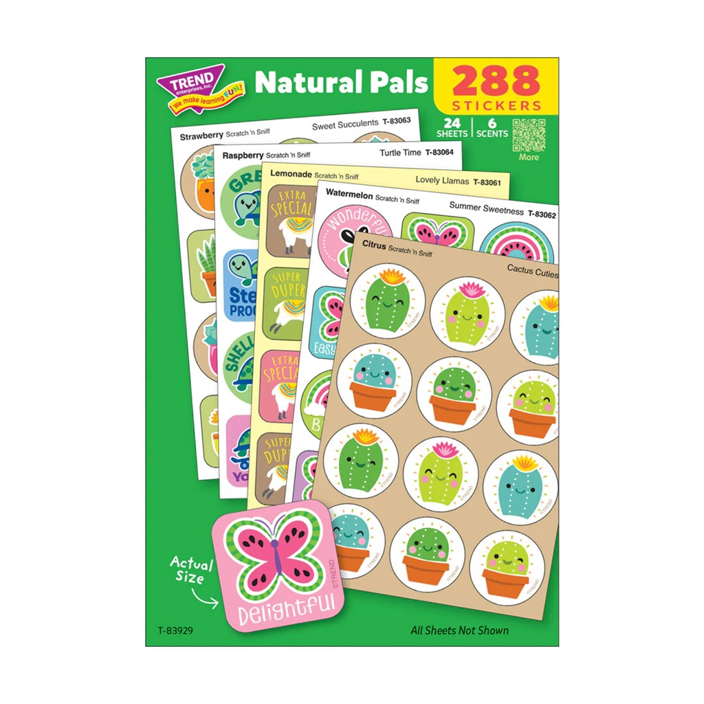 Natural Pals Scratch 'n Sniff Stinky Stickers® Variety Pack of 288