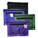 Assorted 2 Pocket Pencil Pouch Pack of 12