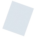 White 8 1/2" x 11" 1/4" Quadrille Ruled Graphing Paper 500 Sheets