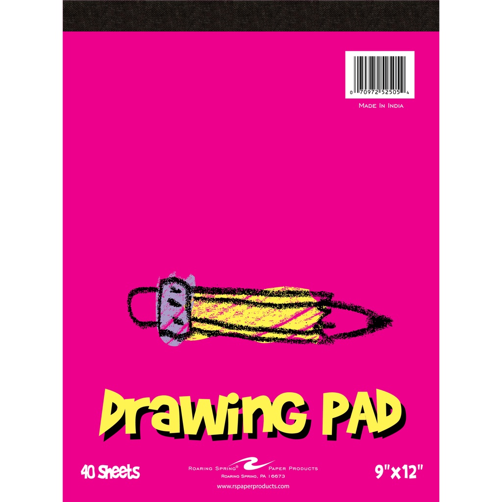 9" x 12" Kid's Drawing Pads Pack of 6