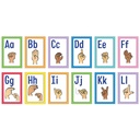 Sign Language Alphabet Mini Posters Set