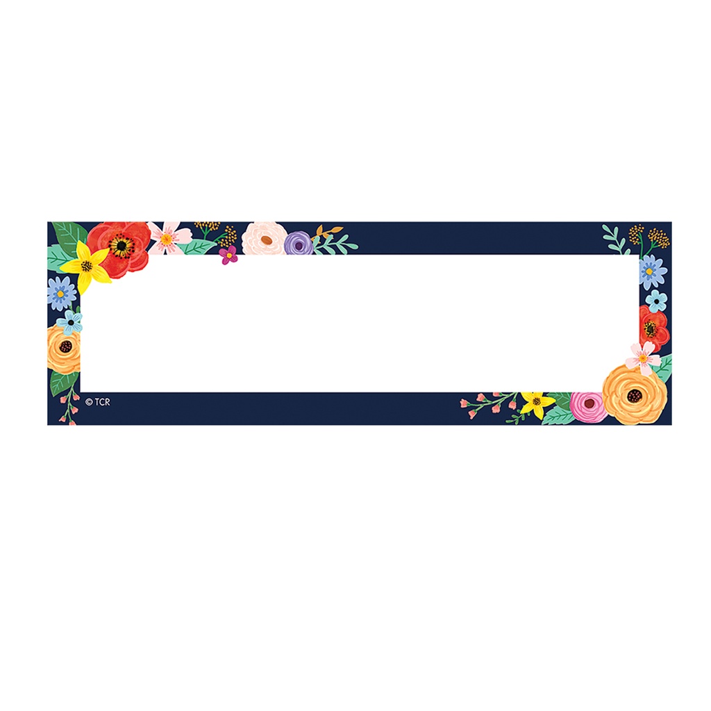 Wildflowers Magnetic Labels Accents