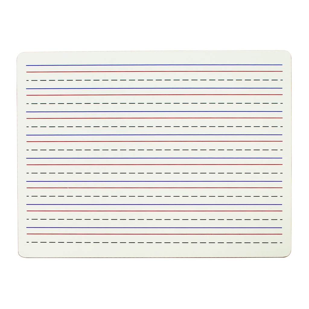 Lined/Plain Two-Sided Dry Erase Lapboards Pack of 6