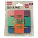 Assorted Gold Plated Binder Tabs 48ct