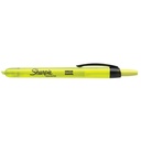 Yellow Retractable Highlighters Box of 12