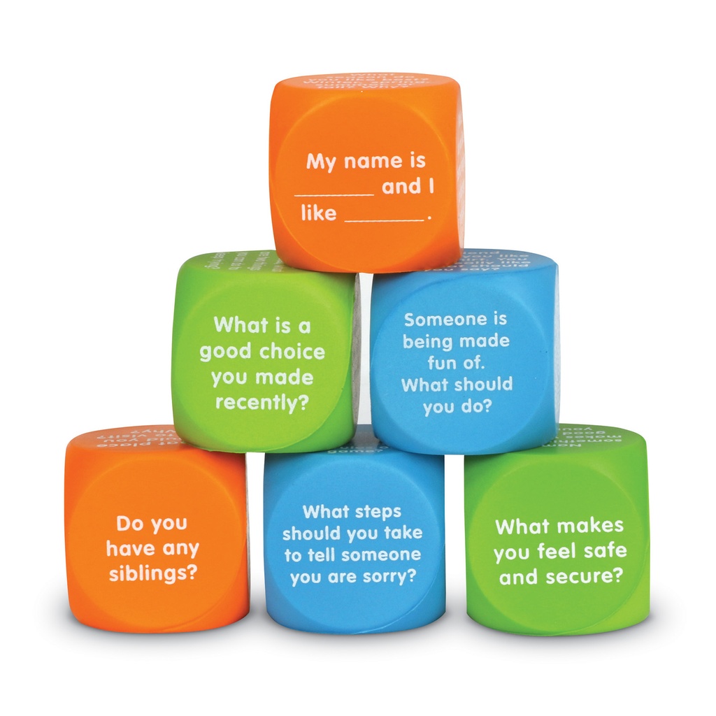 Let's Talk! Cubes Set of 6