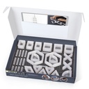 Clear PowerClix® Frames Magnetic Building Set