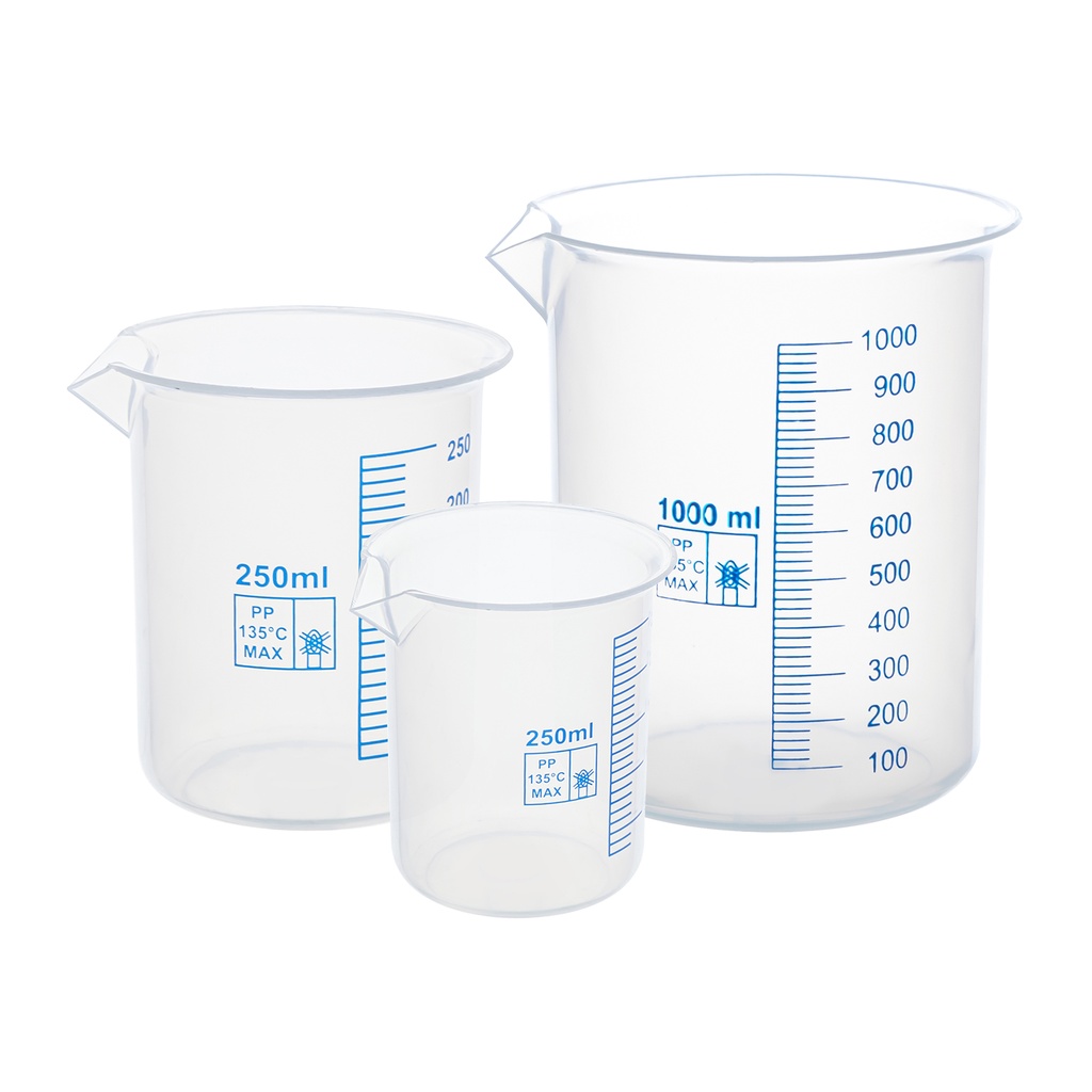 Polypropylene Beakers Set of 5