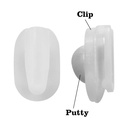 Stikki Clips with Mounting Putty