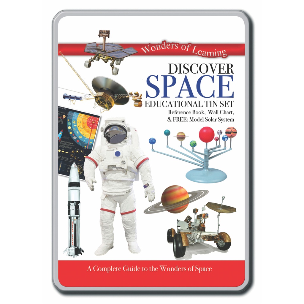 Discover Space Wonders of Learning Tin Set