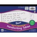 10 1/2" x 8" D'Nealian/Zaner-Bloser Multi-Program 1/2" x 1/4" x 1/4" Ruled Long Handwriting Tablets Pack of 12