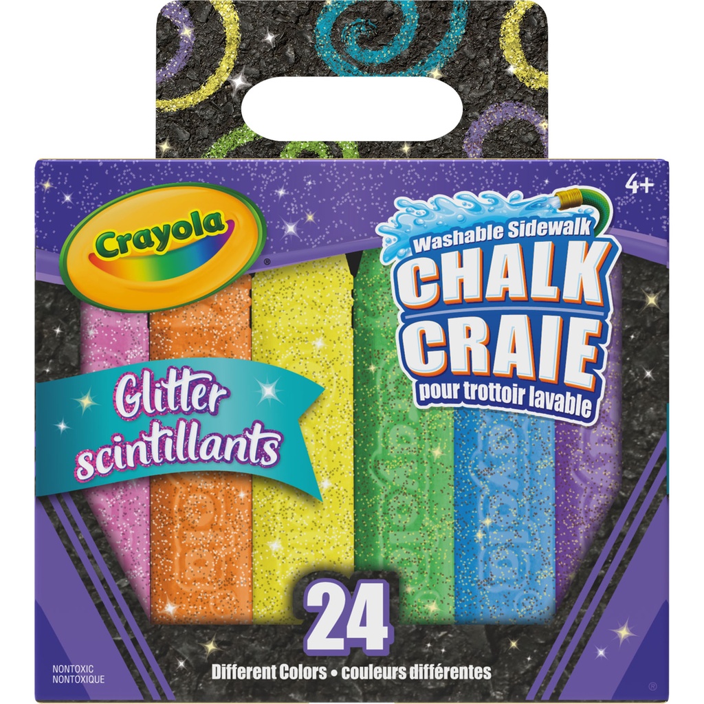 Glitter Chalk 24 Count