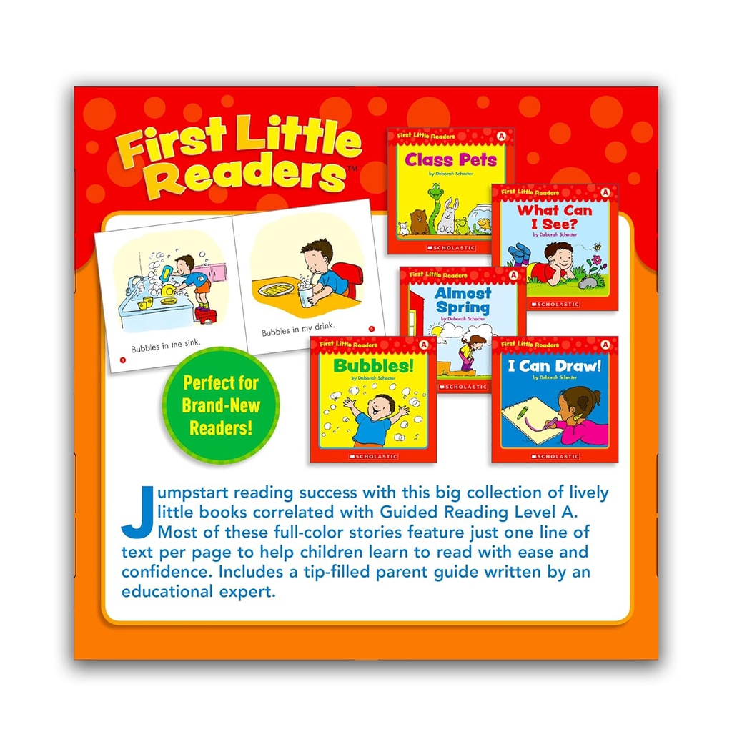 First Little Readers™ Book Parent Pack Guided Reading Level A 