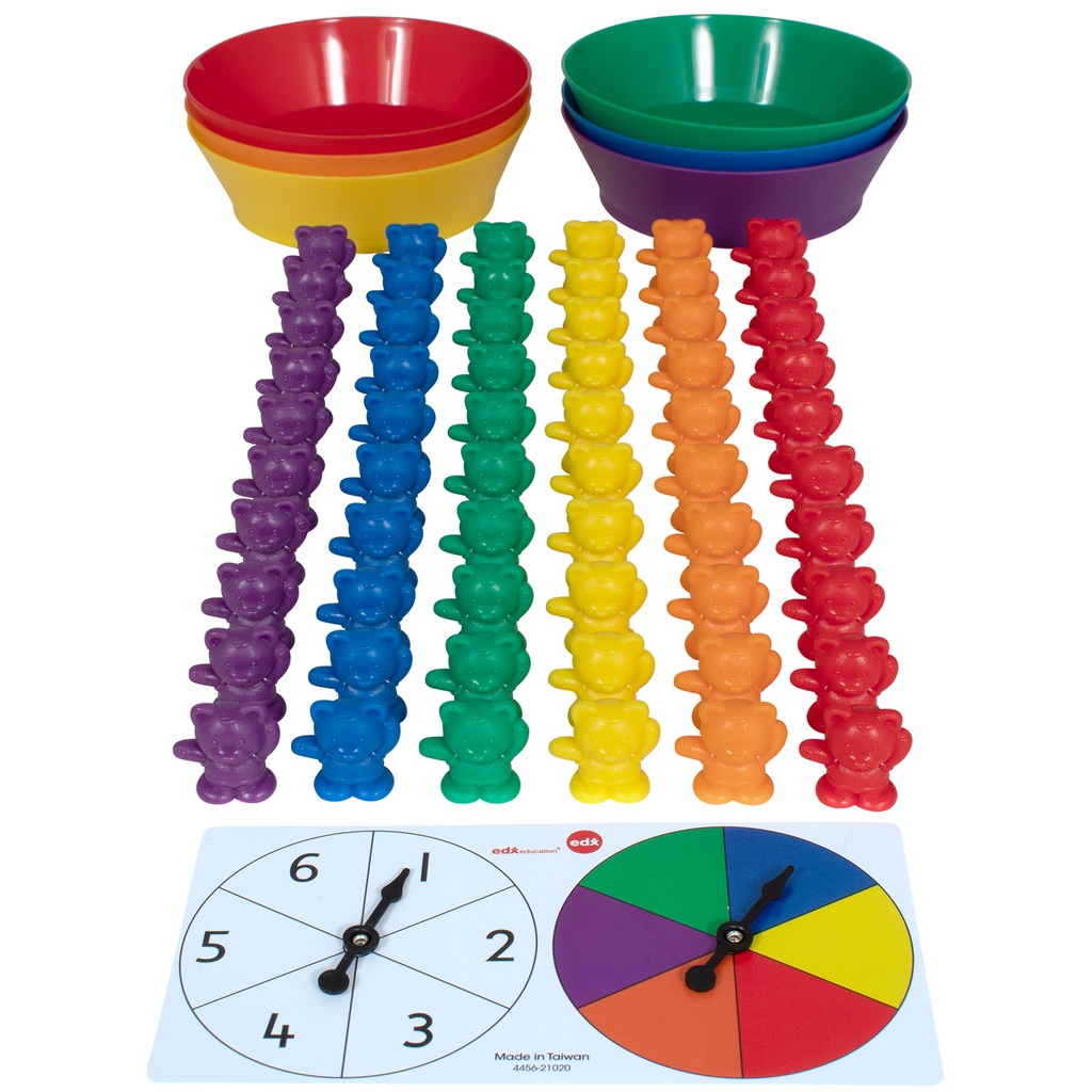 Counting Bears with Matching Bowls 68pc Set 