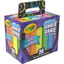 Washable Glitter Sidewalk Chalk 3 Packs of 24