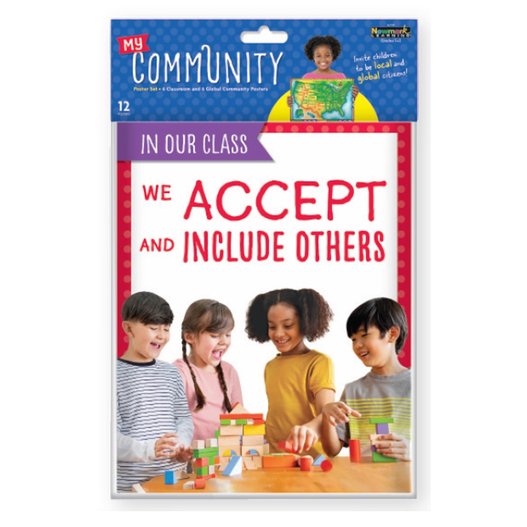 We Are a Community Classroom Poster Sets Grades PreK–1