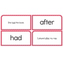 Basic Sight Words Flash Cards