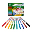 Washable Slim Dry Erase Markers 10 Count