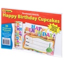 Happy Birthday Cupcakes Bookmark