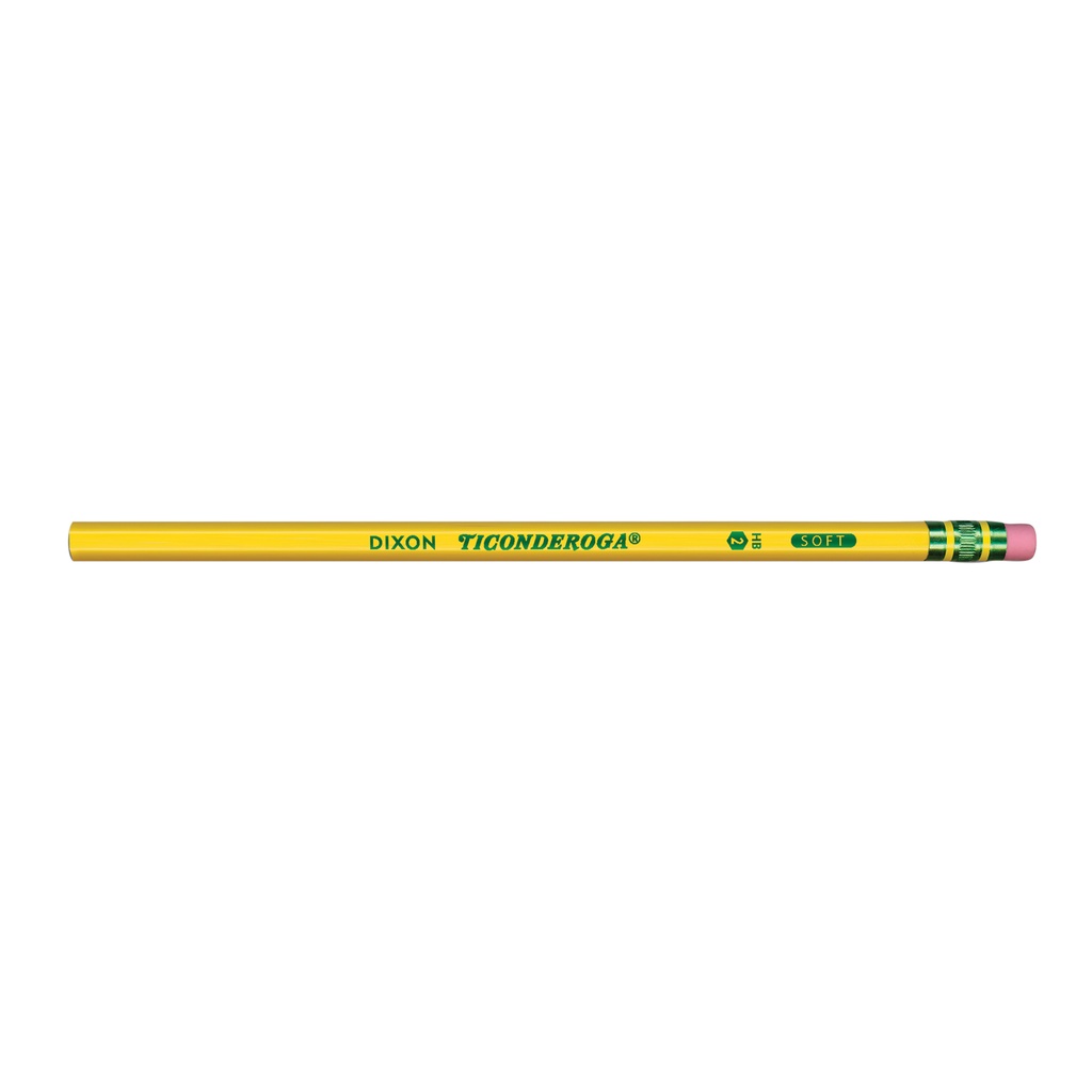 Unsharpened Yellow #2 Soft Pencils Pack of 24