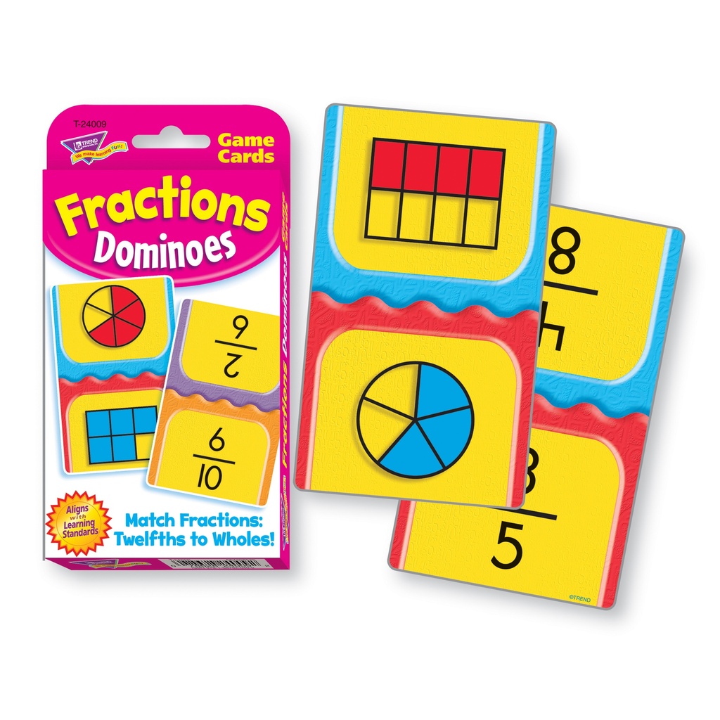 Fractions Dominoes Challenge Cards®