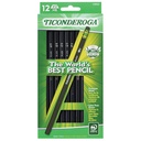 Black Wood-Cased Pencils 12 Count