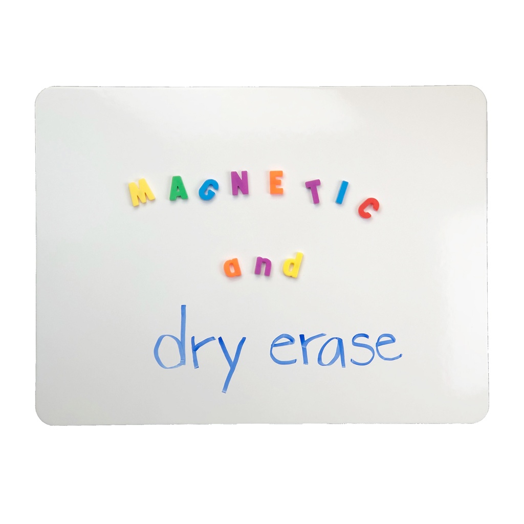 Plain/Plain 9" x 12" Two-Sided Magnetic Dry Erase Board