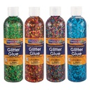 Assorted Confetti 8 fl. oz. Glitter Glue 8 Bottles