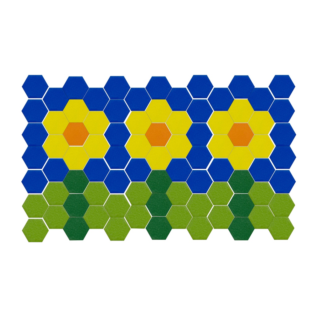 Hexagon Mosaics Pack of 2000