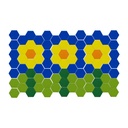 Hexagon Mosaics Pack of 2000