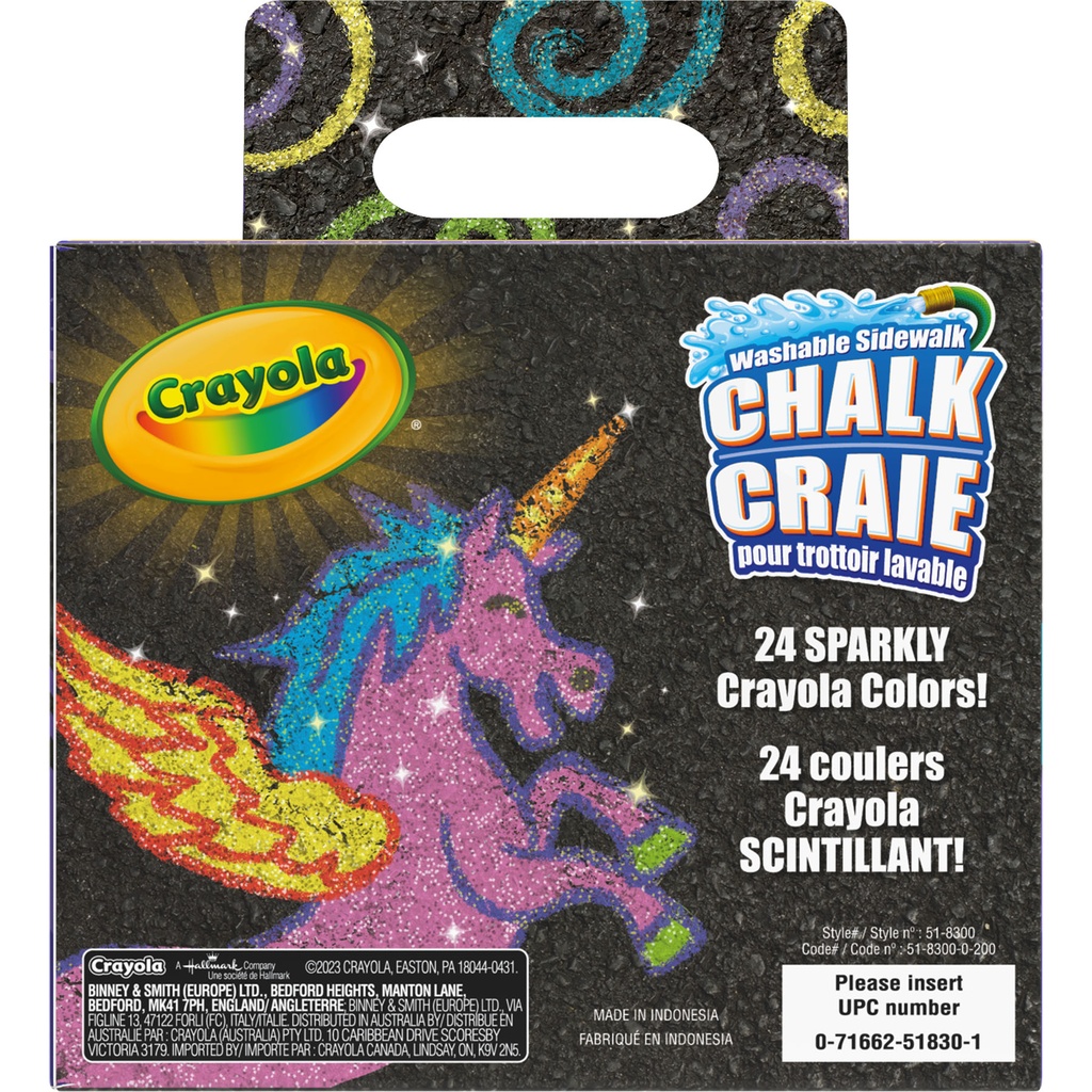 Glitter Chalk 24 Count