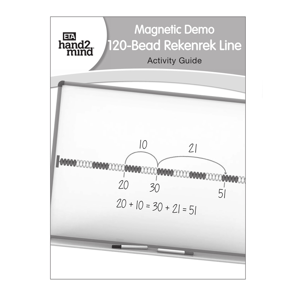 120-Bead Magnetic Demo Rekenrek Line