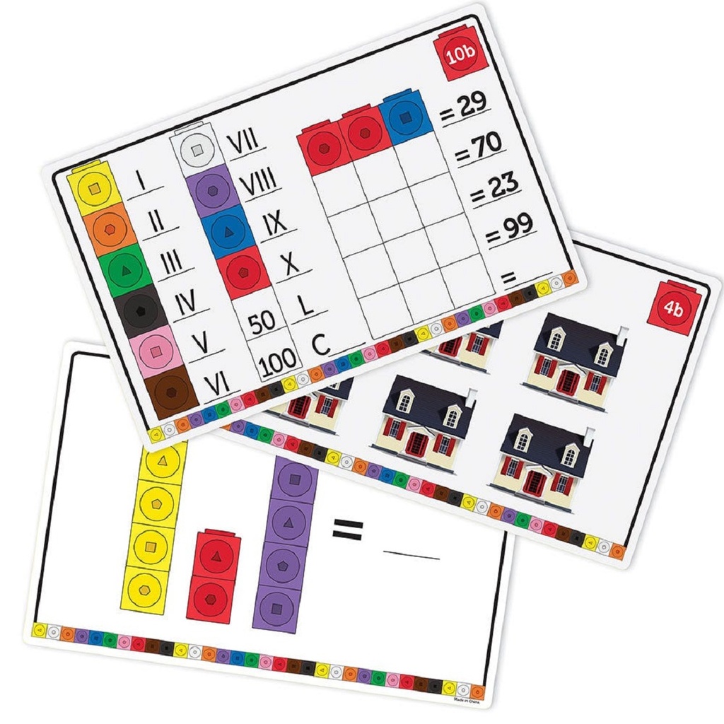 MathLink Cubes Elementary Math Activity Set