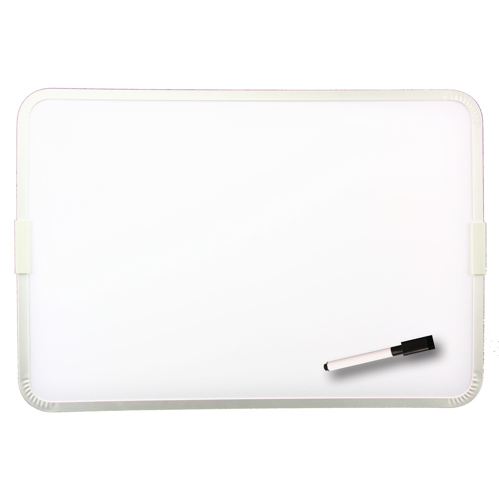 9" x 12" Two-Sided Aluminum Framed Magnetic Dry Erase Boards w/Pen Pack of 3