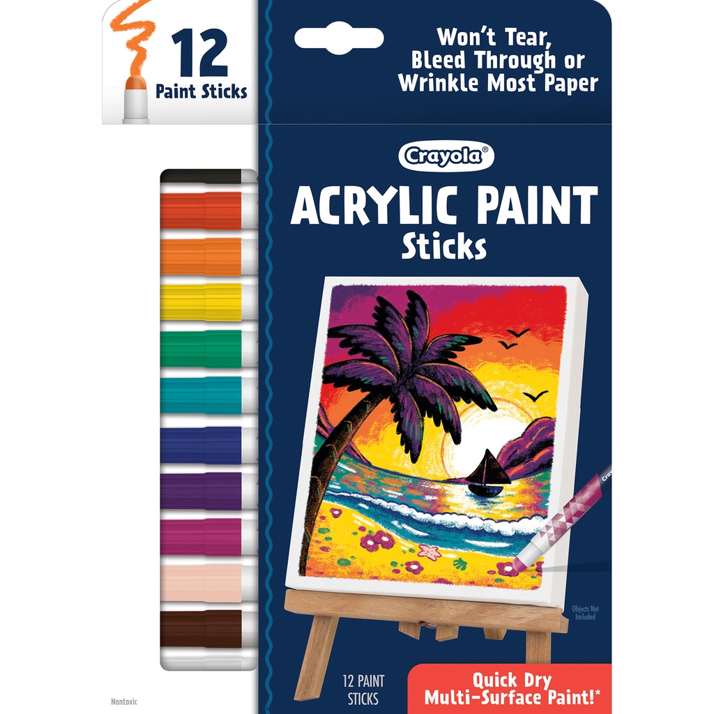 Acrylic Paint Doodle Sticks Pack of 12