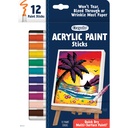 Acrylic Paint Doodle Sticks Pack of 12